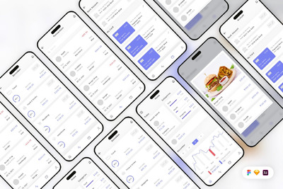 资金经理移动应用APP UI KIT (SKETCH,FIG,XD)