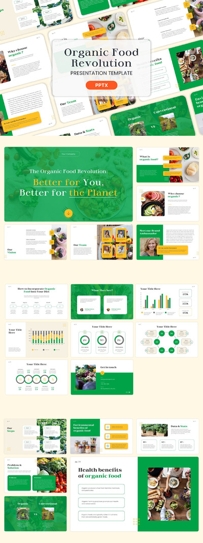 有机食品革命 - PPT模版