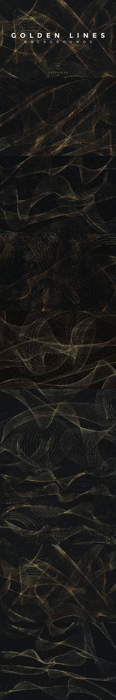 金色线条背景 (JPG)