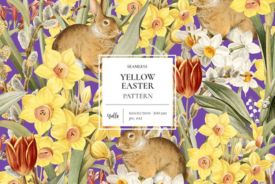 复活节花卉图案 (JPG)