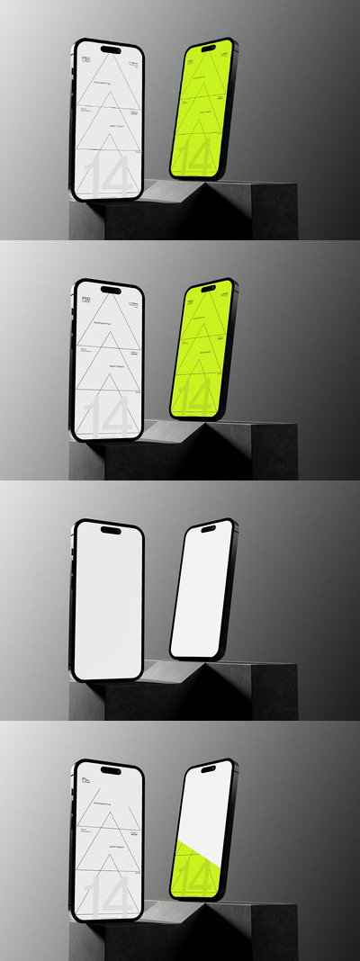 iPhone 手机样机 (PSD,JPG)