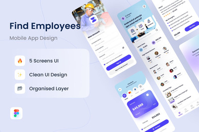 人才招聘App UI Kit (FIG)