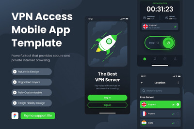 加速器访问移动App UI Kit (FIG)