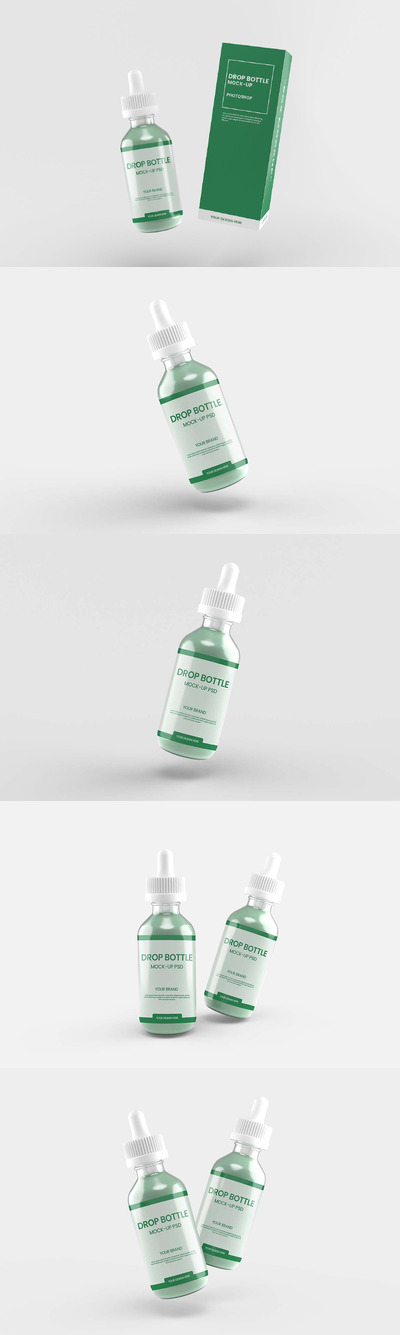 护肤品滴瓶样机 (PSD)
