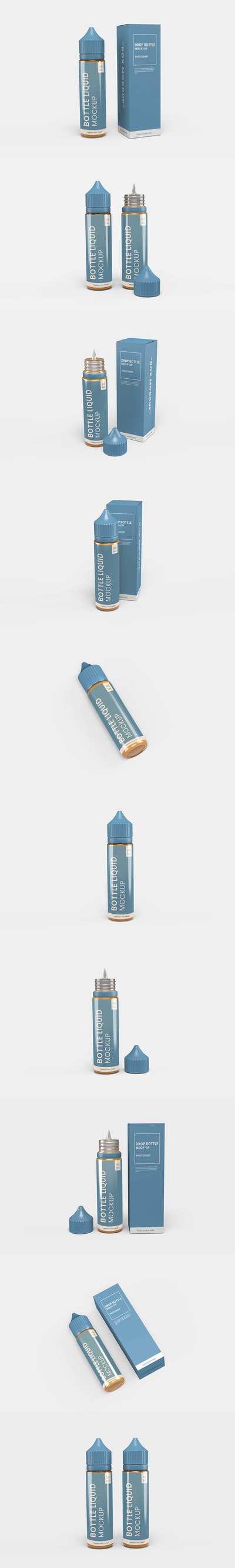 护肤品液体瓶样机 (PSD)