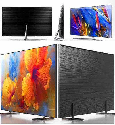 三星Samsung SMART QLED电视机3D模型（OBJ,MAX）