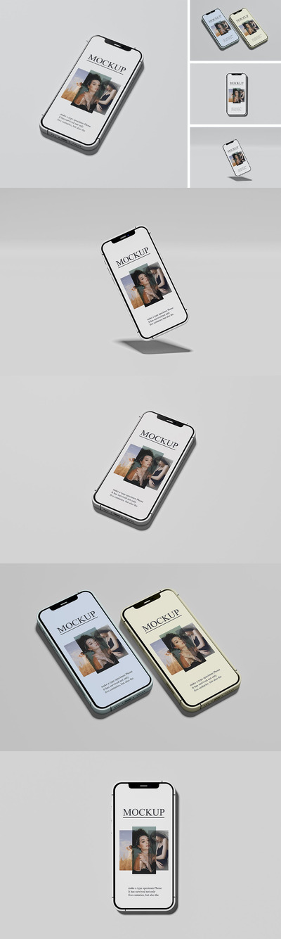 iPhone 12 Pro 样机 (PSD)