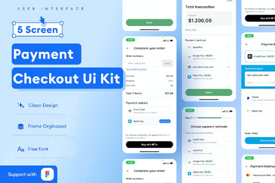 付款结帐 Ui 套件APP UI KIT (FIG)