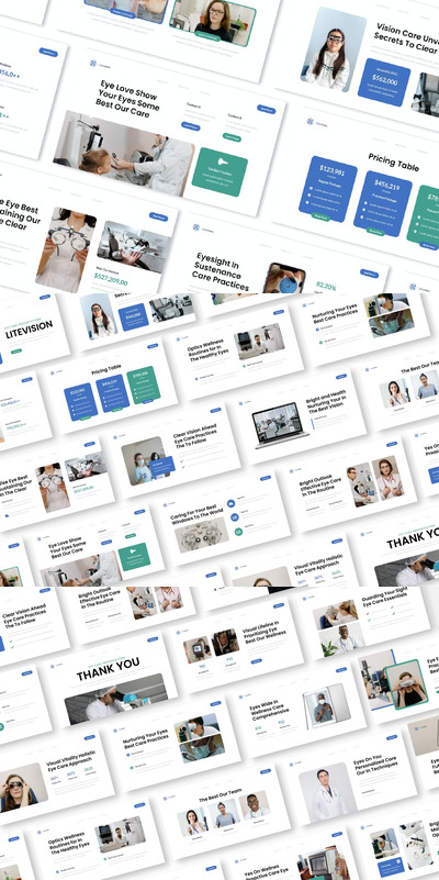 眼睛护理简报PPT模版 (PPT,PPTX)