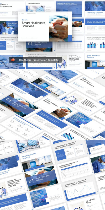 医疗保健行动 PPT模版 (PPTX)