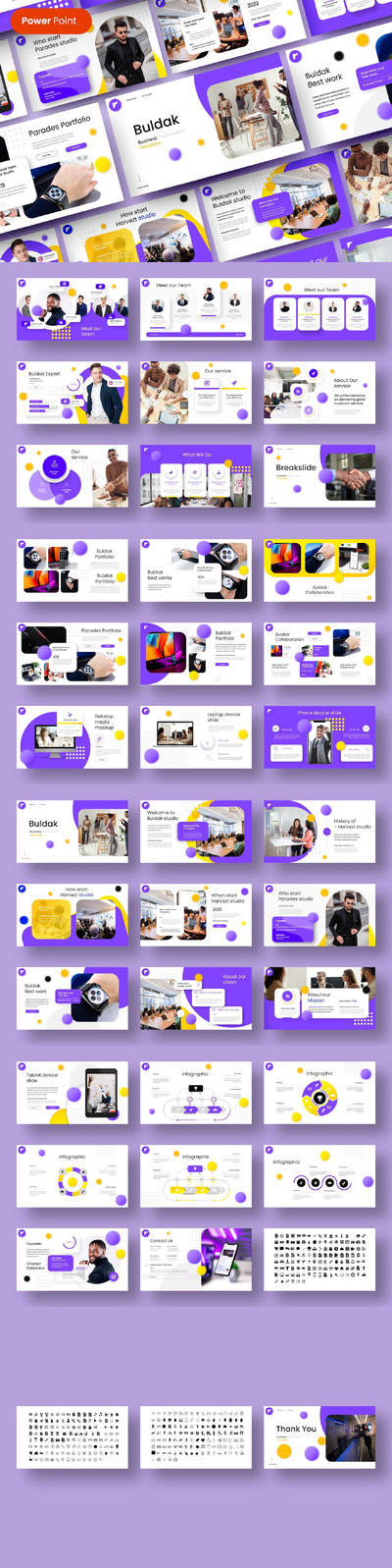 商业宣传材料PPT模版 (PPTX)