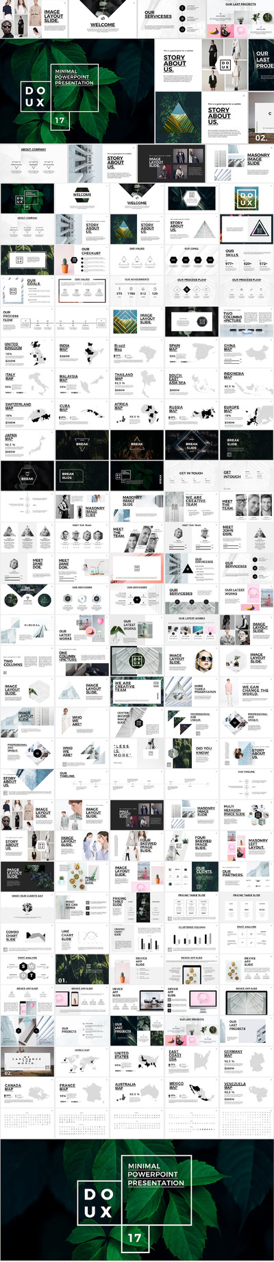 最小极简主义PPT模版 (PPT,PPTX)