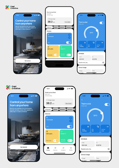 智能家居应用App UI Kit (FIG)