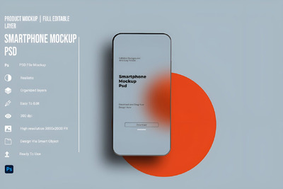 智能手机 PSD 样机 (JPG,PSD)