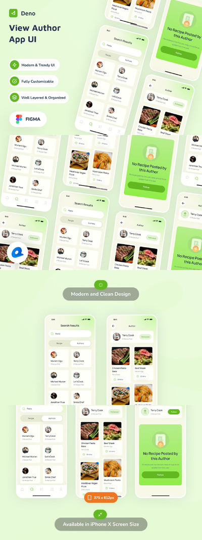 查看作者页应用APP UI KIT (FIG)