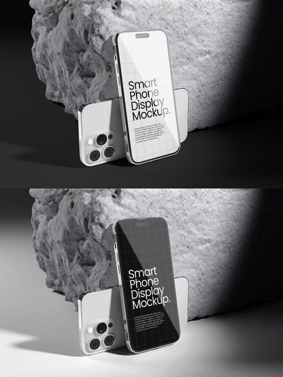 外观新颖的iPhone手机 样机 (PDF,PSD)