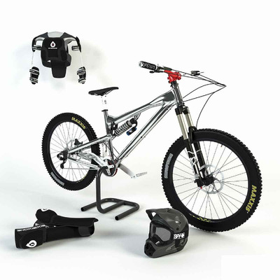 Intense SS 2009山地自行车3D模型（OBJ,FBX,MAX）