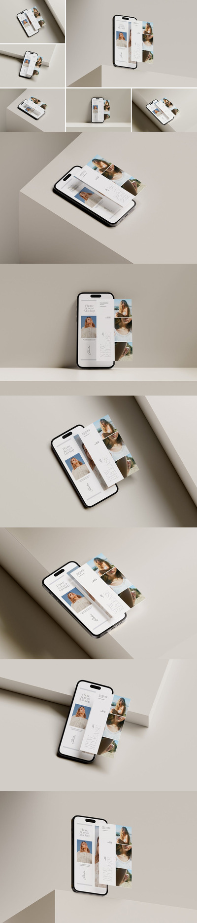 手机屏幕样机 (PSD)