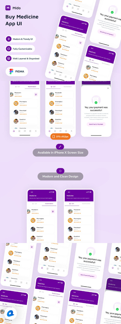 买药App UI Kit (FIG)