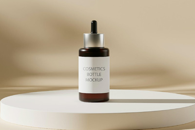 瓶化妆品-样机 (PSD,JPG)