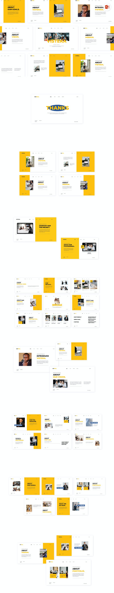 商业业务介绍PPT模版 (PPT,PPTX)