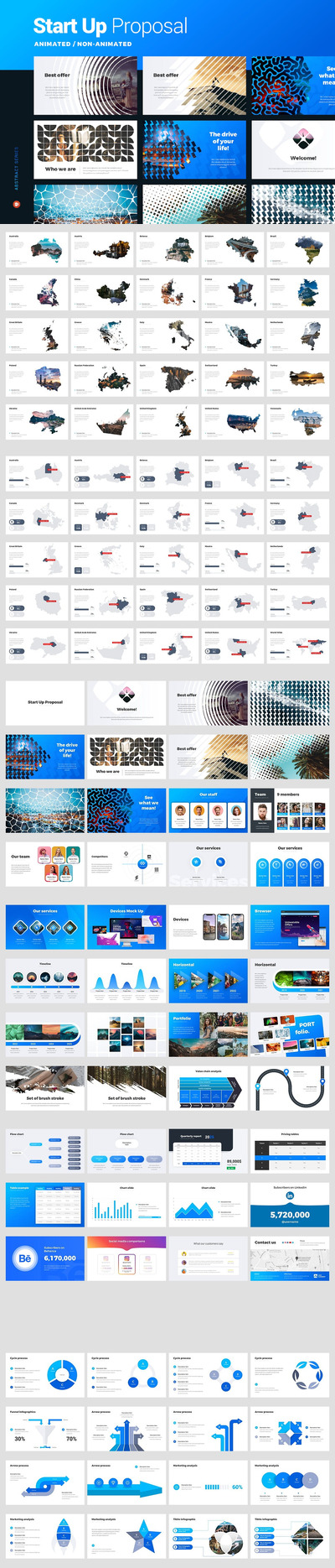 启动投资者提案动画PPT模版 (PPTX)