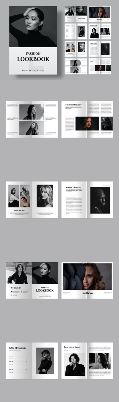 优质设计适合多用途杂志画册模版 (INDD)