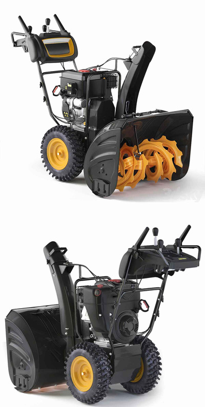 Husqvarna除雪机3D模型（OBJ,FBX,MAX）