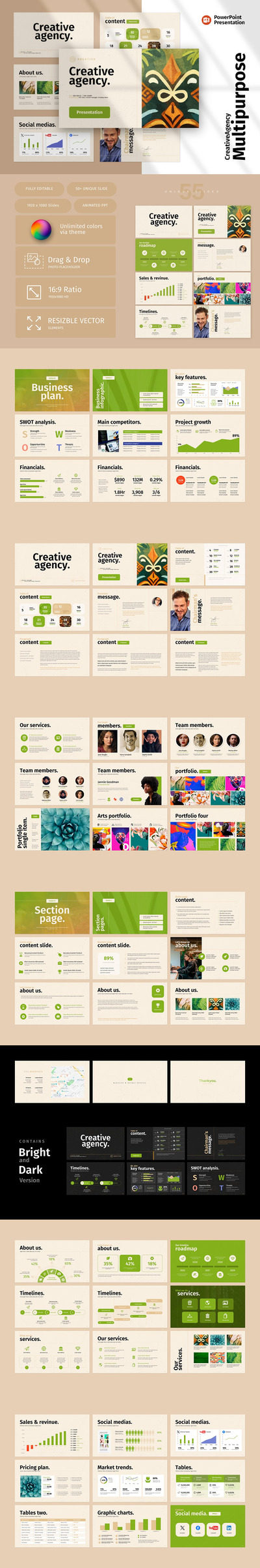 多功能商业 PPT模版 (PPTX)