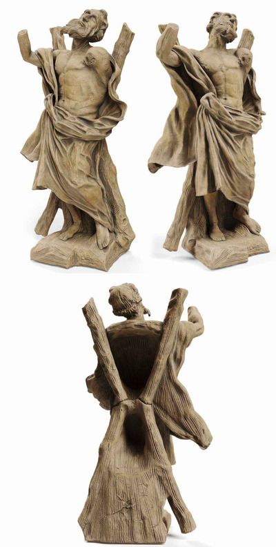 Ercole Ferrata ST ANDREW THE APOSTLE经典雕像3D模型（FBX,MAX）