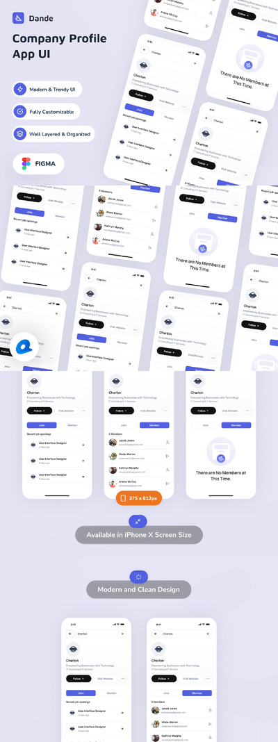 公司简介应用APP UI KIT (FIG)