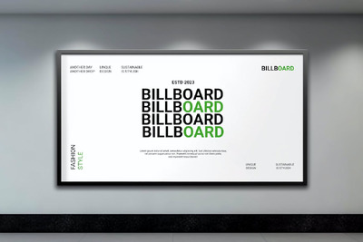 广告牌样机 (PSD,JPG)