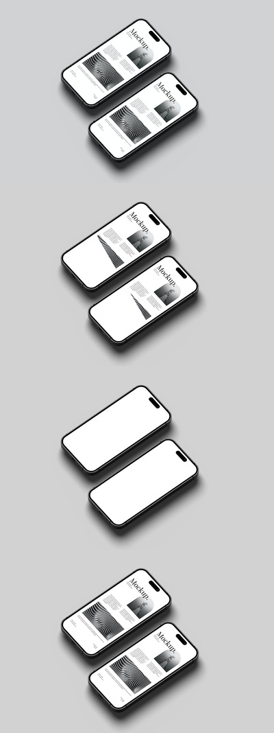 手机样机 (PSD,JPG)