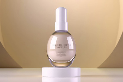 化妆品瓶 (PSD,JPG)