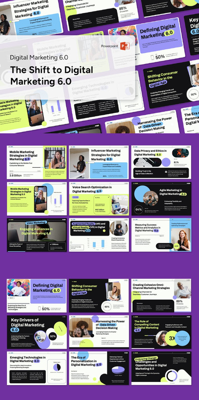 向数字营销 6.0  PPT模版 (PPTX)
