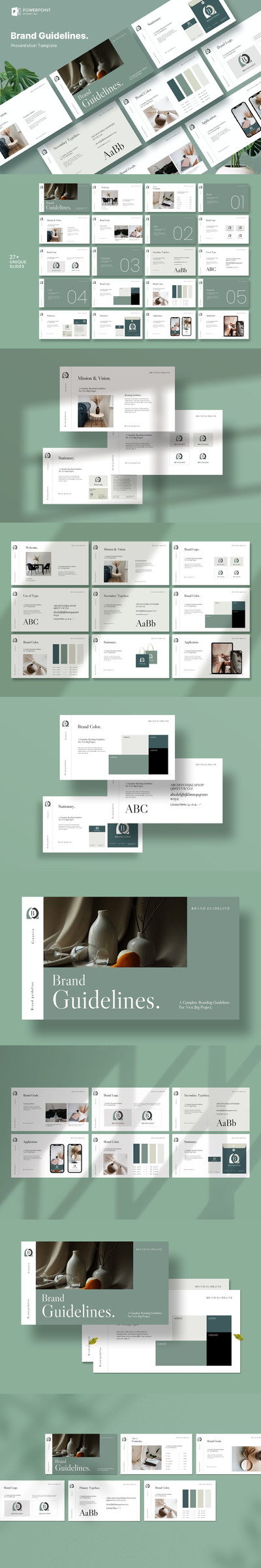 品牌指南PPT模版 (PPTX)