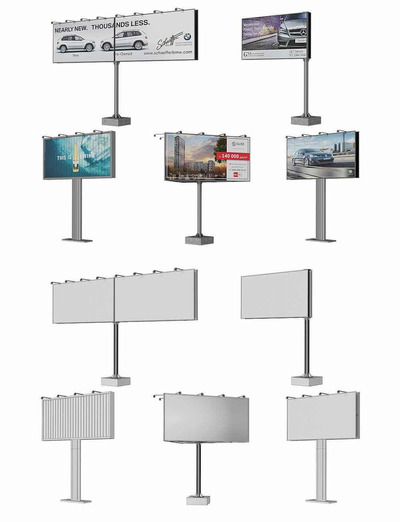 广告牌3D模型（OBJ,MAX）