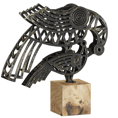 Harutyun Karapetyan金属鸟雕像 摆件装饰品3D模型（OBJ,FBX,MAX）