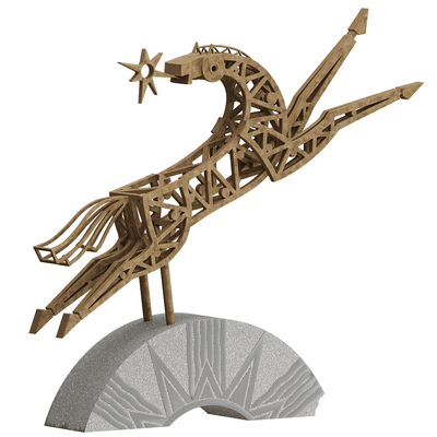 Harutyun Karapetyan金属马雕像 摆件装饰品3D模型（OBJ,FBX,MAX）