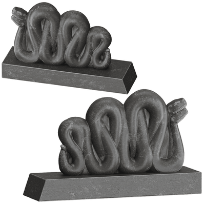 Harutyun Karapetyan石头蛇雕像 摆件装饰品3D模型（OBJ,FBX,MAX）