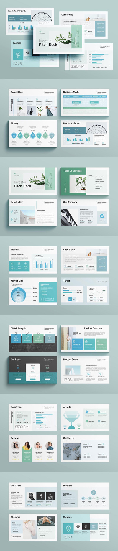 投资者推介材料PPT模版 (PPTX)