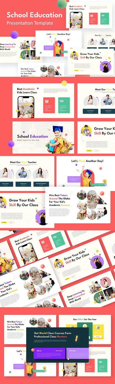 学校教育PPT模版 (PPT,PPTX)