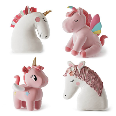 马和独角兽儿童毛绒玩具3D模型（MAX）