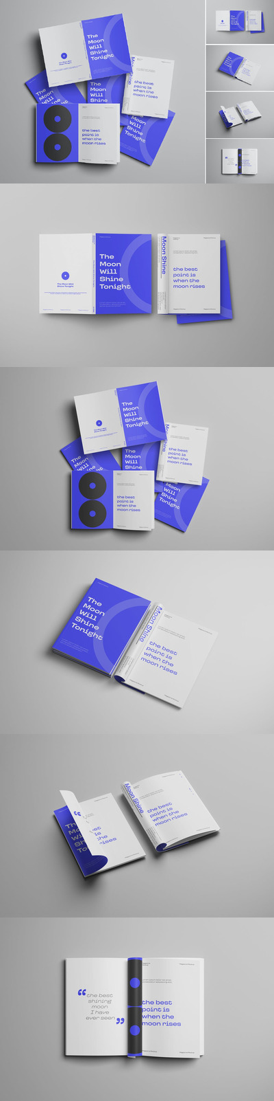 杂志样机 (PSD,PDF)