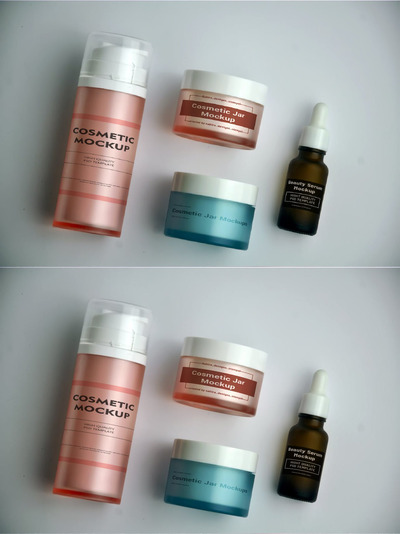 化妆品模型 (PSD,JPG)