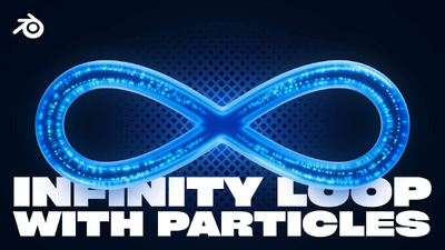 Blender 4.0 像 Gleb Kuznetsov 那样用粒子进行无限循环符号