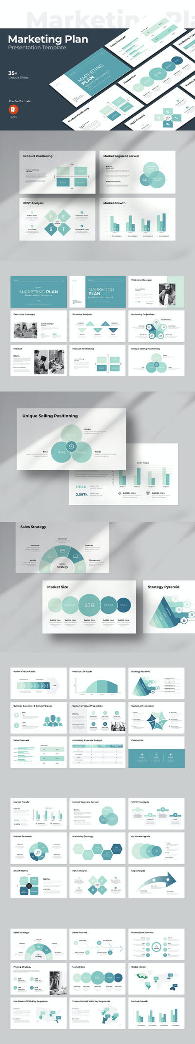 营销计划PPT模版 (PPTX)
