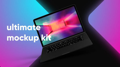 电脑模型设备套件AE动画模版 (ape)