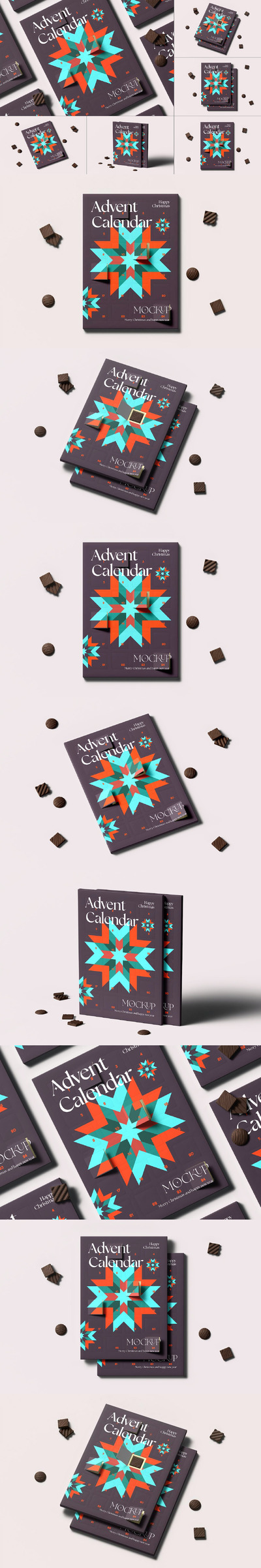 出现日历模型样机 (PSD,PDF)