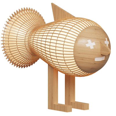 西班牙LZF Walking Fish行走的鱼系列落地灯3D模型（OBJ,FBX,MAX）